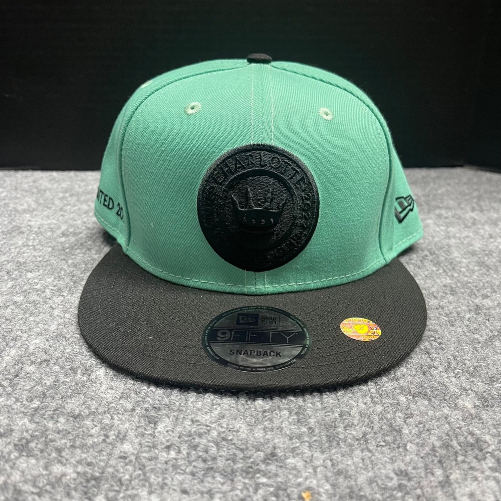 Charlotte FC Hat Cap Green Black Snapback MLS Soccer Minted 2022 9FIFTY New Era